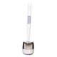 thumbnail image 2 of Cepillo de y soporte Cabezal de cepillo de silicona para de inodoro a blanco BLESIY Cepillo de baño, 2 of 7