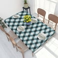 thumbnail image 2 of Table Cover Blue Argyle Pattern Tablecloth Rectangular Oilproof Table Cloth Cover for Party 4FT, 2 of 5