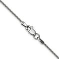 thumbnail image 4 of 14K White Gold Wg 1.2mm Parisian Wheat Chain (20 X 1.2) Made In United States pen261-20, 4 of 5