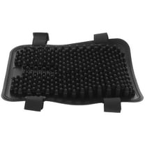 ETHZZLE Motorcycle Gel Seat Pad Black Silicone Cushion Shock Absorbing Breathable Waterproof Cover