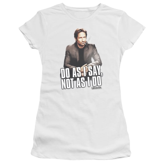 Californication - Do As I Say - Juniors Teen Girls Cap Sleeve Shirt - Small