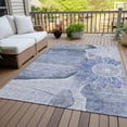 thumbnail image 6 of Addison Rugs Chantille Indoor/Outdoor Transitional Floral Blue Washable Rectangle Rug, 2'6" x 3'10", 6 of 6