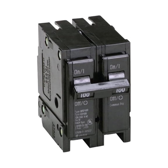 Cutler Hammer 100 Amp Circuit Breaker - BRD1100 - Main/Branch Breaker, 1 Pole, 120/240V, Industrial Strength, Electrical Panel Replacement, Compatible with BR Series