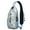 Tropical Floral, variant on Cartoon Car Sling Bag for Men, Construction Excavator Fire Truck Crossbody Backpack for Women, Lightweight Durable Travel Daypack