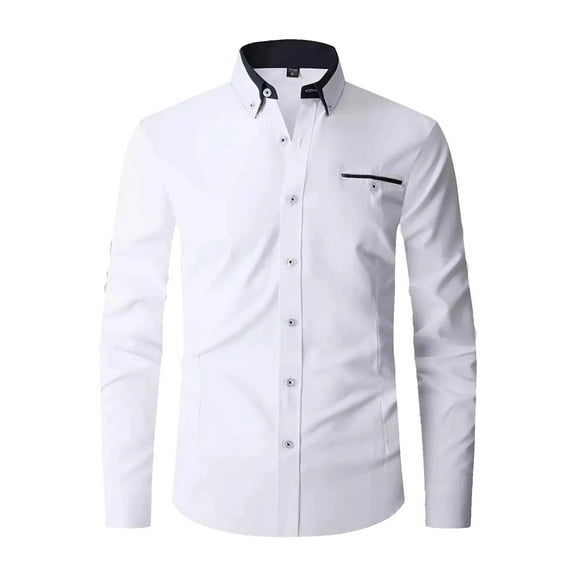 KkXUan Long Sleeve Dress Shirts for Men Lapel Button Down 3d Printed Shirt Western Cowboy Snap Shirts Big and Tall Workwear Long Sleeve Workshirt Long Sleeve Dress Shirts