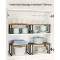 thumbnail image 3 of Boutique Home Set of 2, Versitile Kitchen, Organizing, Spice Racks - Rustic Brown and Black, 3 of 7
