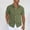 Army Green, variant on Hvot&aat Men's Vertical Striped Short Sleeve Shirts Business Casual Button Down Top Beach Cardigan With Pocket