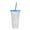 Blue, variant on GiLiling Color Changing Cups 24 Oz Plastic Cups with Lids and Straws , Reusable Cups for Adults Kids Party Cute Cups for Ice Drink , Food Grade , Suitable for Beer , Tea Party , Office , Travel