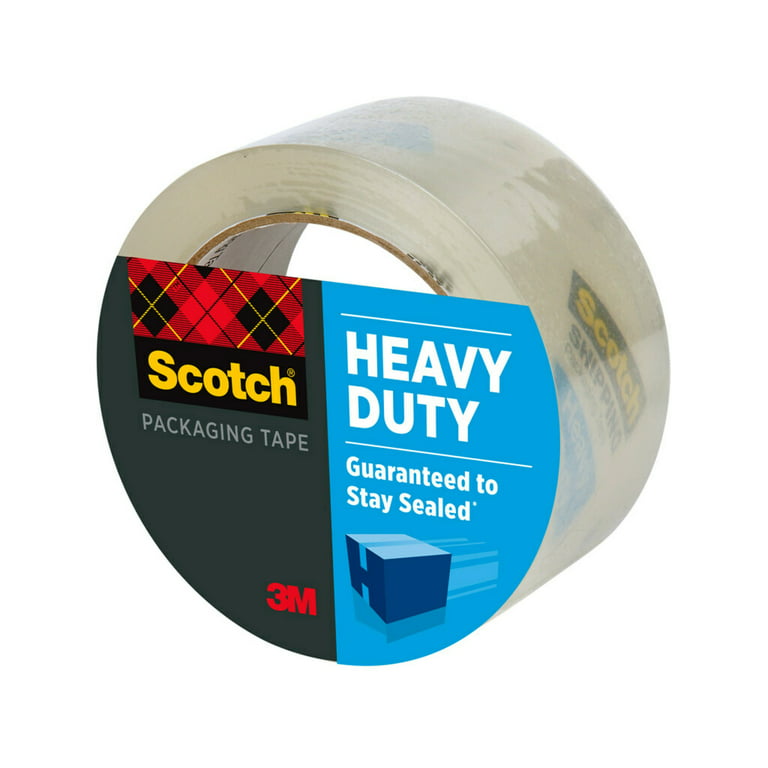 Scotch Heavy Duty Shipping Packing Tape, Clear, 1.88 in. x 54.6 yd