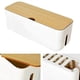 thumbnail image 2 of Cable Box Power Strip Wire Case Charger Socket Organizer Line S White, 2 of 5
