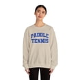 thumbnail image 4 of Paddle Tennis Sweatshirt Gifts Crew Neck Shirt Long Sleeve Unisex, 4 of 7