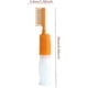 thumbnail image 4 of Botella de tinte para el cabello, aplicador de peine, herramienta profesional para teñir el cabello en salón, cuidado del cabello (5 unidades, naranja-blanco), 4 of 4