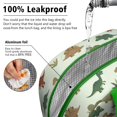 thumbnail image 5 of Womens Light Green Dinosaurs Plants Pattern Lunch Box for Work,Insulated Lunch Bag for Women,Loncheras Para Mujer,Leakproof Adult Lunch Bag for Work,Beach,Travel,Picnic,Camping, 5 of 7