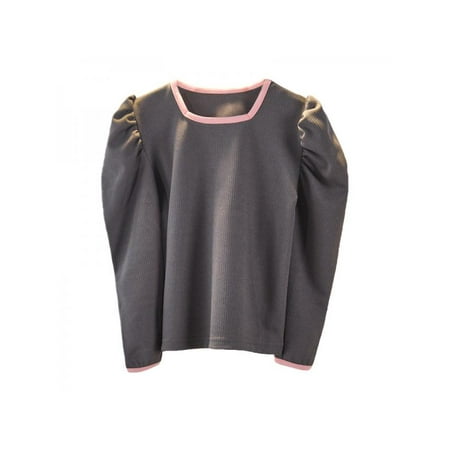 

Girls Long Sleeve Shirts Cotton Soft Tops 1-7Y