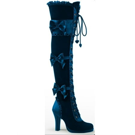 Women Thigh High Victorian Style Boots Cosplay Boots