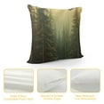 thumbnail image 4 of COMIO  Fir and Pine Trees Throw Pillow Case Healthy Green Trees in A of Old Spruce Pillow Cushion Cover Decorative Waist Home Decorations, 4 of 5
