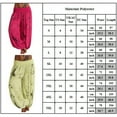 thumbnail image 4 of Women Boho Harem Pants Yoga Casual Baggy Hareem Pants Yellow M, 4 of 4