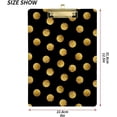 thumbnail image 3 of Coolnut Polka Dots Clipboard, Acrylic Standard A4 Letter Size Clip Board with Low Profile Clip for Office, Classroom, Doctor, Nurse and Teacher, 12.5"x9", 3 of 7