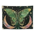 thumbnail image 5 of PRATYUS Green Butterfly Tapestry for Bedroom Luna Moth Wall Tapestry Aesthetic Moon Phase Tapestry Wall Hanging Celestial Stars Tapestry for Living Room Home Wall Decor Painting, 5 of 6