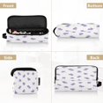 thumbnail image 5 of Hair Tool Organizer Bag with Heat Resistant Mat Removable Travel Storage Case for Hot Air Brushes Curling Irons Lavender Roses Pattern, 5 of 8