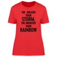 thumbnail image 1 of The Greater Your Storm Tee Men's -Image by Shutterstock, 1 of 2