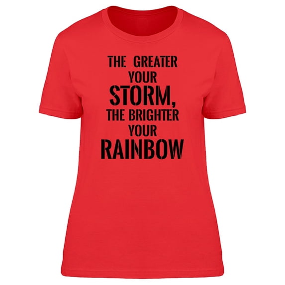 The Greater Your Storm Tee Men's -Image by Shutterstock