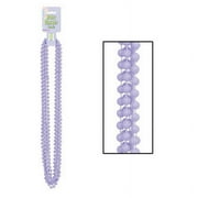 Beistle Baby Shower Beads Necklace 33" Lavender 50569-L