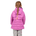 thumbnail image 4 of Trespass Girls Padded Jacket Amira - Windproof, Water Resistant, Hooded, Printed Lining, 2 Pockets, Quilted, Adjustable Cuffs, Contrast Zipper, Detachable Hood, 4 of 7