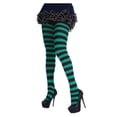thumbnail image 1 of Fortune Bas Taille Haute Rayés pour Femmes Collants de Noël Collants d'Automne, 1 of 7