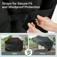 thumbnail image 5 of Unicook Gas Grill Cover 65 inch, Heavy Duty Waterproof BBQ Cover for Grills up to 63" Width, Fits Grills of Weber Char-Broil Nexgrill and More, Black, 5 of 7