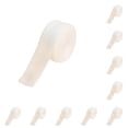 thumbnail image 1 of Cateissary Pantalones autoadhesivos bucal Hierro en el borde Acortar Reparación Pantalones Bufanda Costura Artesanía Confección Sastre Blanco Type1 NO1, 1 of 6