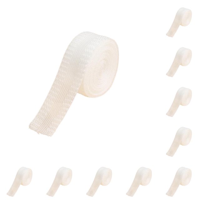 Cateissary Pantalones autoadhesivos bucal Hierro en el borde Acortar Reparación Pantalones Bufanda Costura Artesanía Confección Sastre Blanco Type1 NO1
