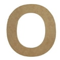 thumbnail image 1 of Wooden Letter Unfinished, Arial Font, Craft Cutout, 1 of 3
