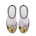 thumbnail image 2 of Psesaysky Lavender Sunflowers Printed Sneakers Women's Slip on Anti-Slip Breathable Walking Shoes Size 5.5-11.5, 2 of 7