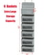 thumbnail image 2 of Organizador colgante para artículos de hogar sencillos con 6 bolsillos para puerta de armario, 2 of 6