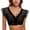 1-Black, variant on Womens Lace Blouse Bavarian Oktoberfest Traditional Dirndl Blouse Shirt Cropped White Shirt Versatile Bra Tops,Black,M