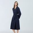 thumbnail image 1 of Robes pour Femmes Robe en Polaire Douce Col Châle Peignoir Long Manteau en Peluche Robe de Bain TG, 1 of 4