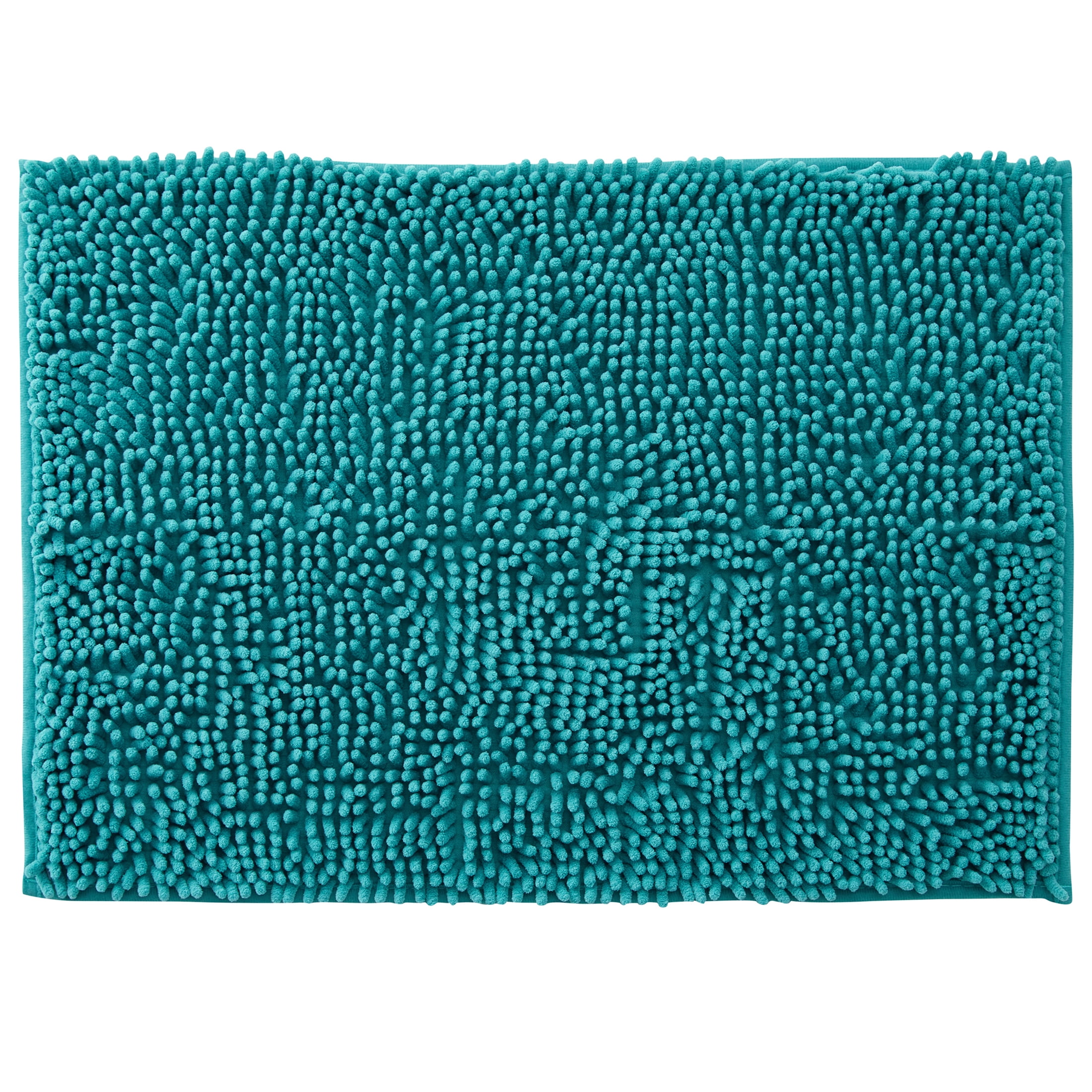 Mainstays Global Cool Water Geometric Polyester Shower Curtain Set, 15-Piece
