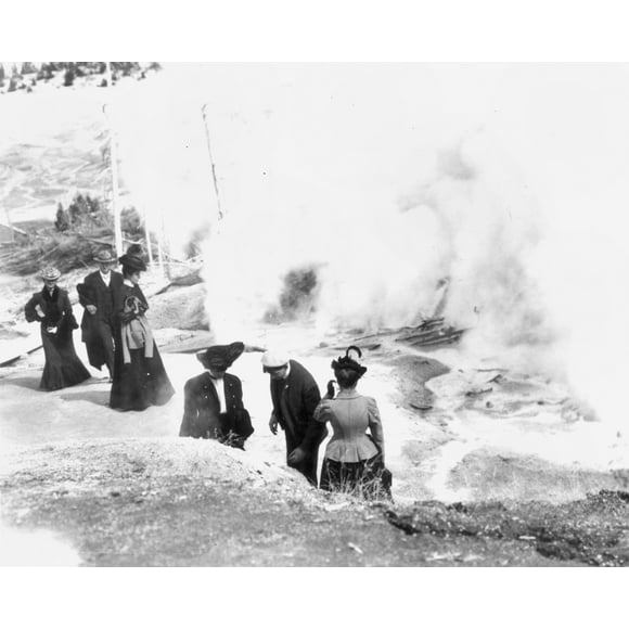 Geysers: Yellowstone /Nnational Park, C1903. Photograph By Frances Benjamin Johnston. Poster Print by  (18 x 24)