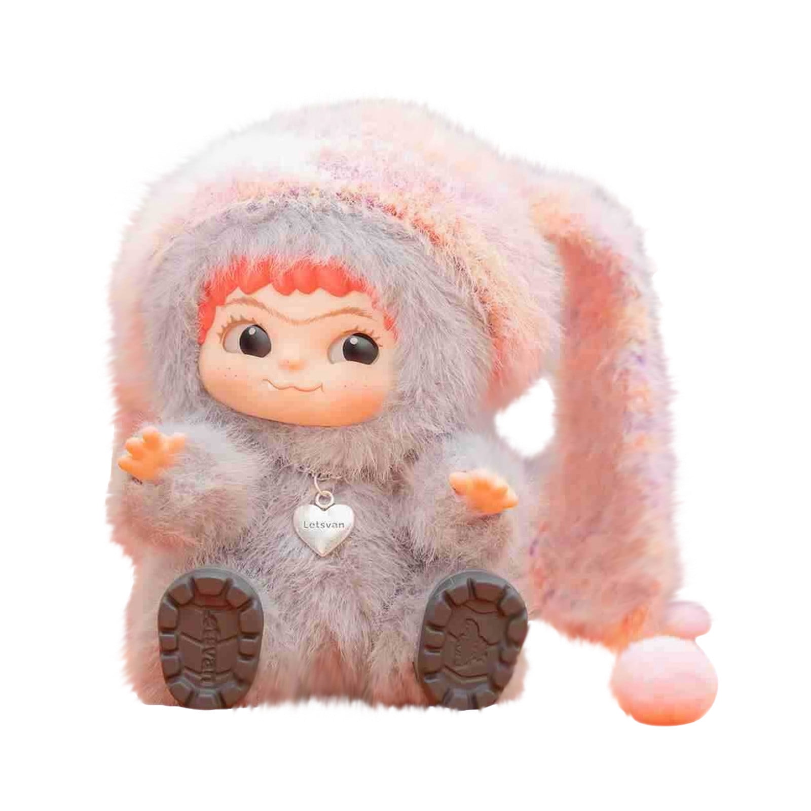 Plush Doll Blind Box,Fuzzy Trendy Fun Party Series Blind Box Cute wakuku Action Figure Mystery Box Plush Doll Bag Keychain Pendant(1 Pack)