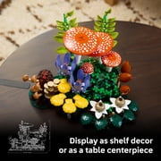LEGO Botanicals Woodland Mushrooms - Building Set for Adults, Ages 18+ Mushroom Decor for Home - Gifts for Women & Men - Craft Activity - 11505