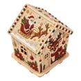 thumbnail image 4 of Clearance! Christmas 3D Wooden House Art DIY Kit Relaxing Craft, Holiday Christmas Handmade Pearl Art Kit Decoration Gifts Interactive Handmade Project for Kidults Family Holiday Activity #23, 4 of 6