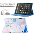 thumbnail image 6 of Slim Case for All-New Fire 7 Tablet (12th Generation, 2022 Release) - PU Leather Multiple Viewing Angles Folio Stand Smart Cover with Auto Sleep Wake Wallet Case,Geometric, 6 of 7