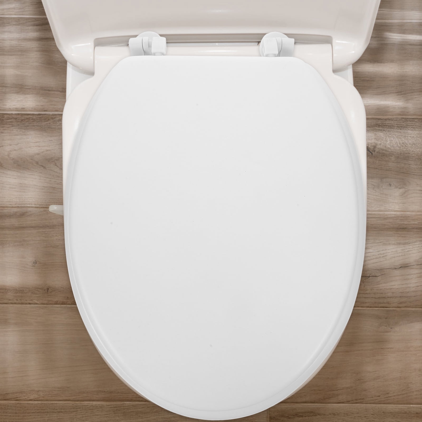 ULTNICE Cushion Toilet Seat Elongated Soft Cushion Foam White Daily Use 1Set