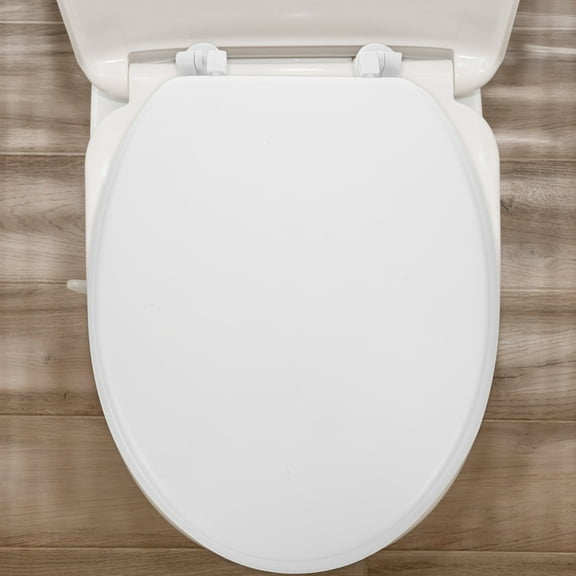 ORDDIART 1Pack Comfortable Foam Toilet Seat Cover Padded Cushion for Home Bathroom Use Oval Shape White Color