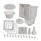 thumbnail image 2 of Skimmer de Piscina Enterrada con Boca Ancha Accesorio para Piscinas con Kit de Adaptadores de Manguera Fabricado en Pp Apto para Reparación de, 2 of 7