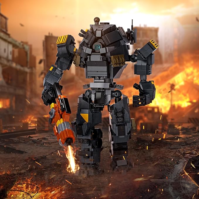 Titan Ion Robot Building Blocks Set Game Figures Mecha Bricks Toys Gifts for Adults and Boys