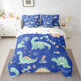 thumbnail image 2 of Castle Fairy Kawaii Animal Dinosaur Bedding Comforter Set 7pcs for Kids Teens Boys Girls,Cartoon Wildlife Dino Queen Bedding Sets Super Cozy,Cute Rainbow Queen Sheet Sets,Ultra Soft Home Decor, 2 of 8