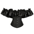 thumbnail image 1 of LSLJS Bustier Bustier Tube pour Femmes Aguichant Vintage Gothique de Fête à Fleurs à Lacets Ajusté, Haut Corset, 1 of 7