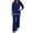 Blue, variant on Ladies Casual Solid Color Knitted Long Sleeve Pants Suit Jumpsuits for Women Elegant Tuxedo Dress for Women Dress Suits for Girls Suit Coat for Women Modern Business Suits for Women Winter Women